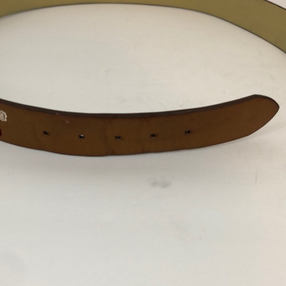 SoldFloral embroidered man made leather belt large - Picture 3 of 8